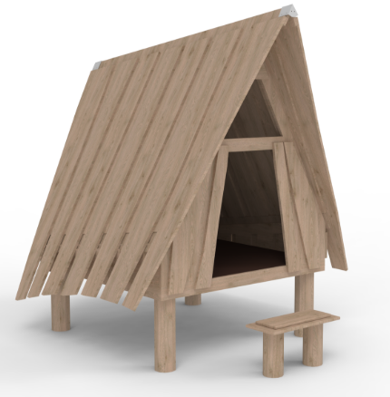 Домик "Хижина в лесу"